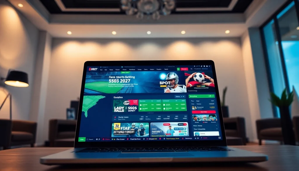 Dynamic sports betting interface of 8xbet.com.se showcasing vibrant odds and promotions.