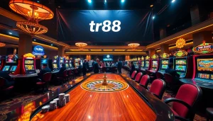 Experience the excitement at TR88 casino with vibrant games and lively players!